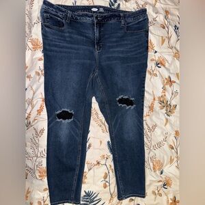 “PLUS SIZE” Old Navy Dark Blue Denim Jeans